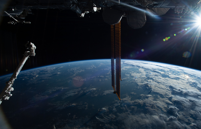 ISS and Earth